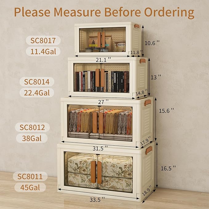 Plastic Stackable Storage Bins - Image 7