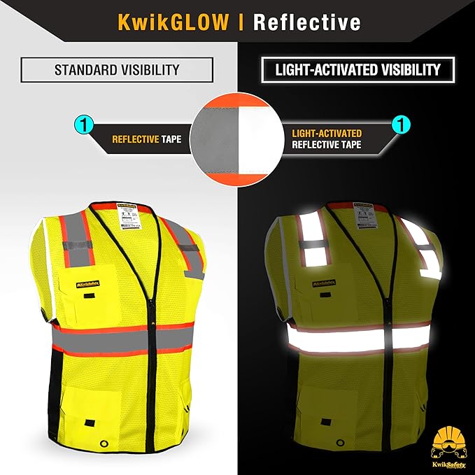 KwikSafety - Charlotte, NC - BIG KAHUNA Safety Vest Class 2 ANSI OSHA - Image 3