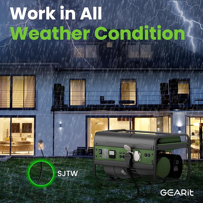 GEARit 360 Rotating Plug Indoor Outdoor Extension Cord Waterproof 15ft - Image 4