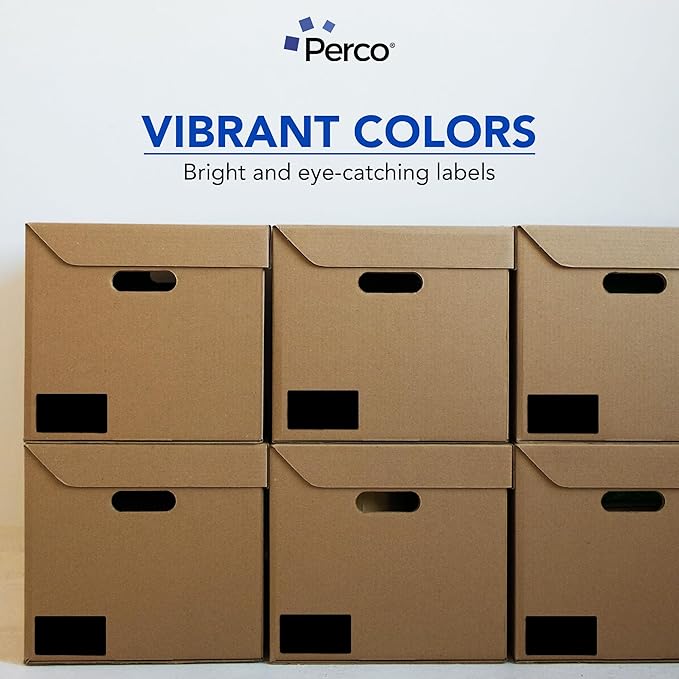 Perco Black Labels 3x5 Inch 500 Stickers/Roll - Image 7