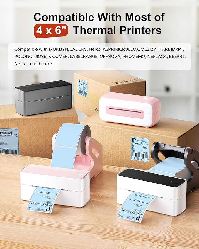 Phomemo 4x6 Thermal Labels for Shipping Label Printer - Image 5