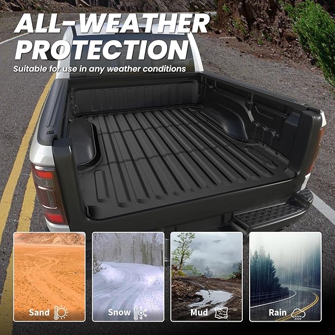 LASFIT 5FT7 Truck Bed Mat for Ram 1500/1500 RHO 2019-2026 & RAM 1500 Classic - Image 7