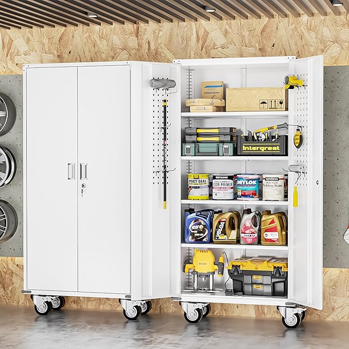 INTERGREAT Rolling Metal Cabinet - Image 8