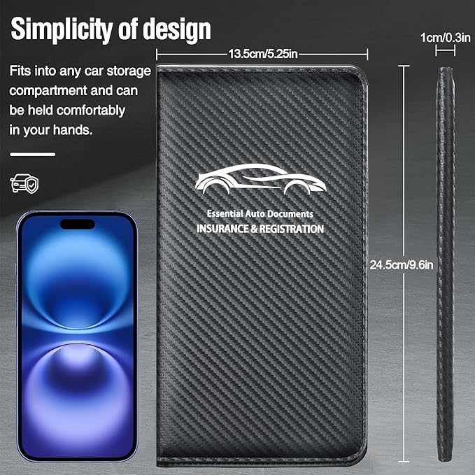Car Insurance and Registration Card Holder | - Image 5
