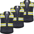 ProtectX 6 Pockets High Visibility Safety Vest by ProtectX