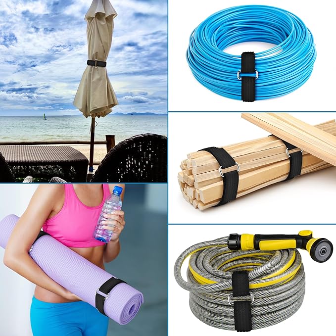 1"x19.7ft Hook and Loop Straps - Image 6