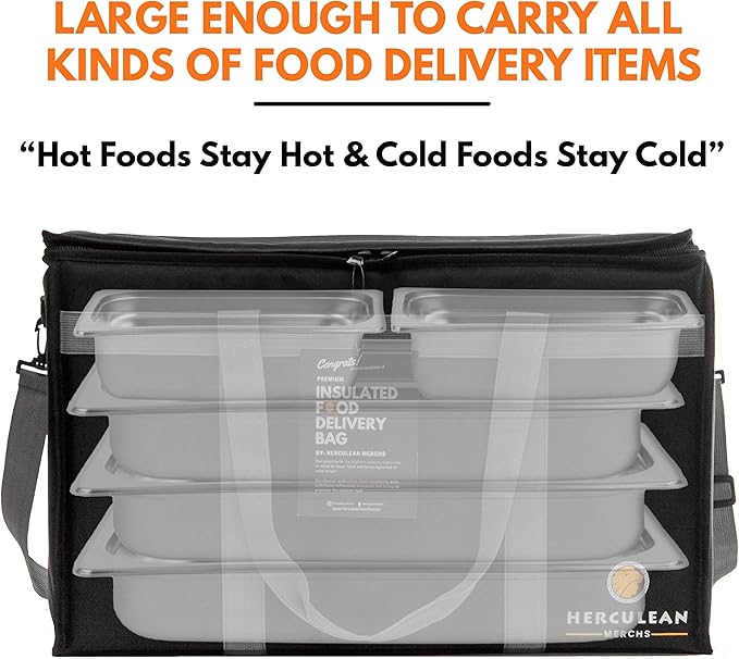 Herculean Premium Insulated Food Delivery Bag - Image 5
