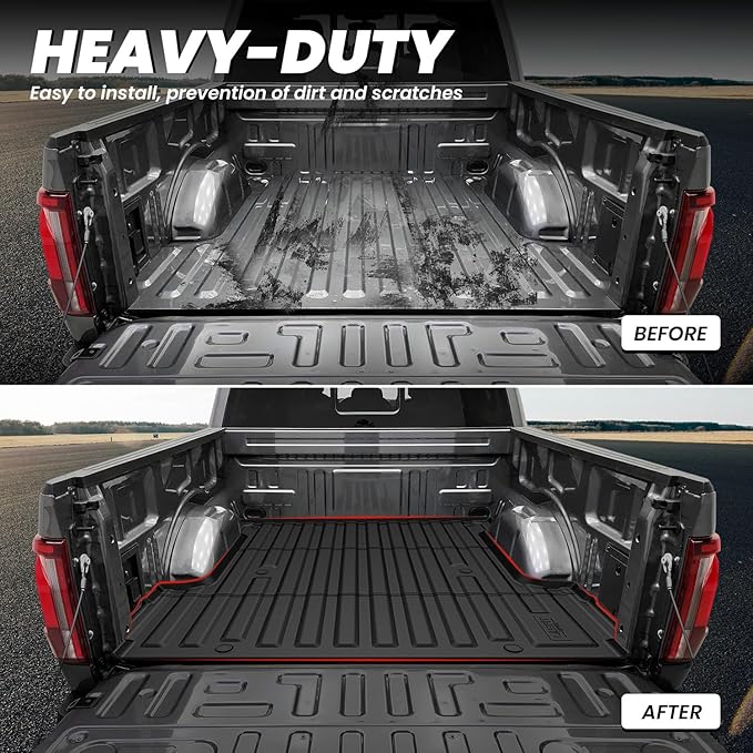 LASFIT 5.5ft Bed Mat for Ford F-150 | F150 Lightning 2026 2025 2024 67.1" Bed - Image 5