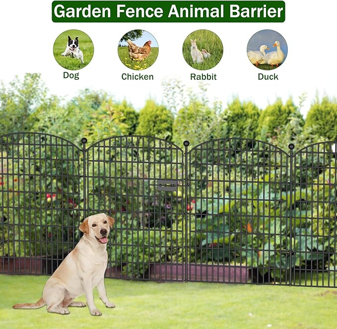 No Dig Decorative Garden Fence 5 Panels - Image 4