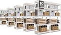 HOMEDANT 5 Tier Laminated White Boltless Metal Shelving Unit Adjustable Garage by TheBestOrganizingSolution