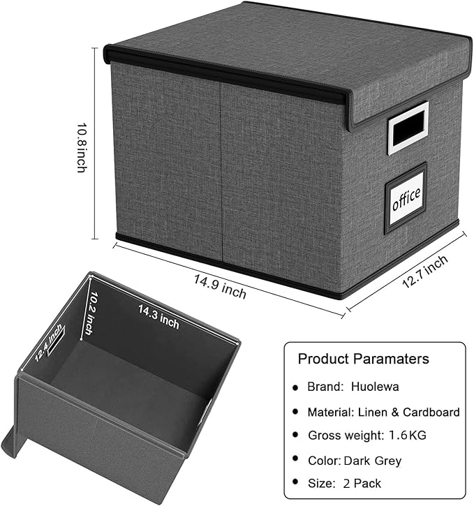 Huolewa File Organizer Boxes - Image 5