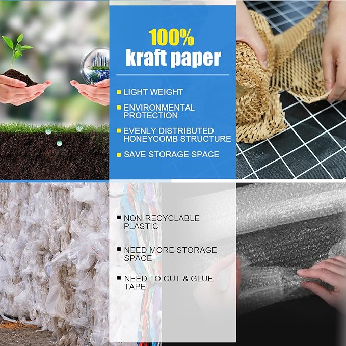 Honeycomb Packing Paper Roll 12" x 295 FT - Image 6