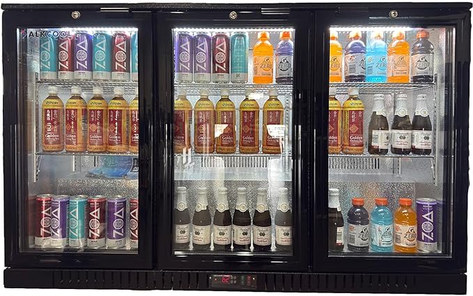 Back Bar Cooler Fridge, 11.5 Cu Ft Commercial Display Refrigerator Beverage by Unknown