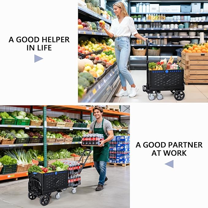 KEDSUM 4-in-1 Convertible Hand Truck Dolly - Image 3