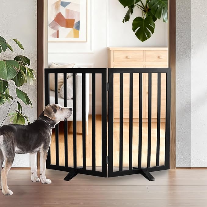 ZJSF Freestanding Indoor Dog Gate by ZJSF