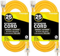 2 Pack Lighted Outdoor Extension Cord 25 ft by Thonapa