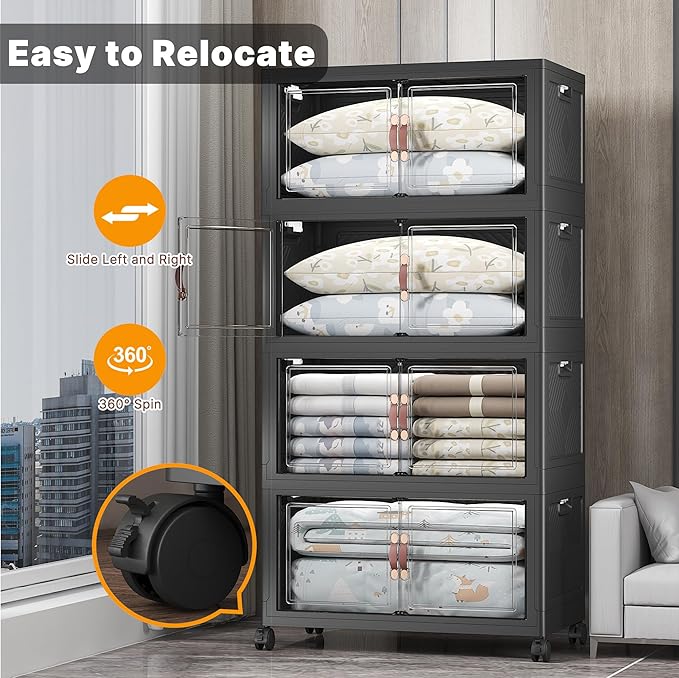 Extra Large Stackable Storage Bins - Image 5