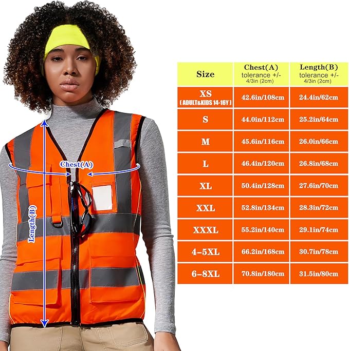 A-SAFETY High Visibility Reflective Safety Vest Customize Logo - Image 4