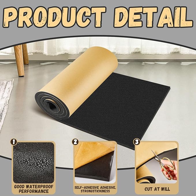 Pangda 1 Piece 78 x 16 x 1/2 Inch Extra Large Marine Foam Roll Closed Cell - Image 3