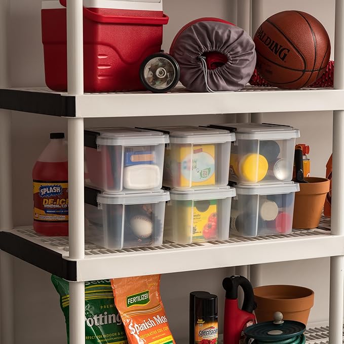 IRIS USA WeatherPro 6 Qt Storage Bins - Image 3