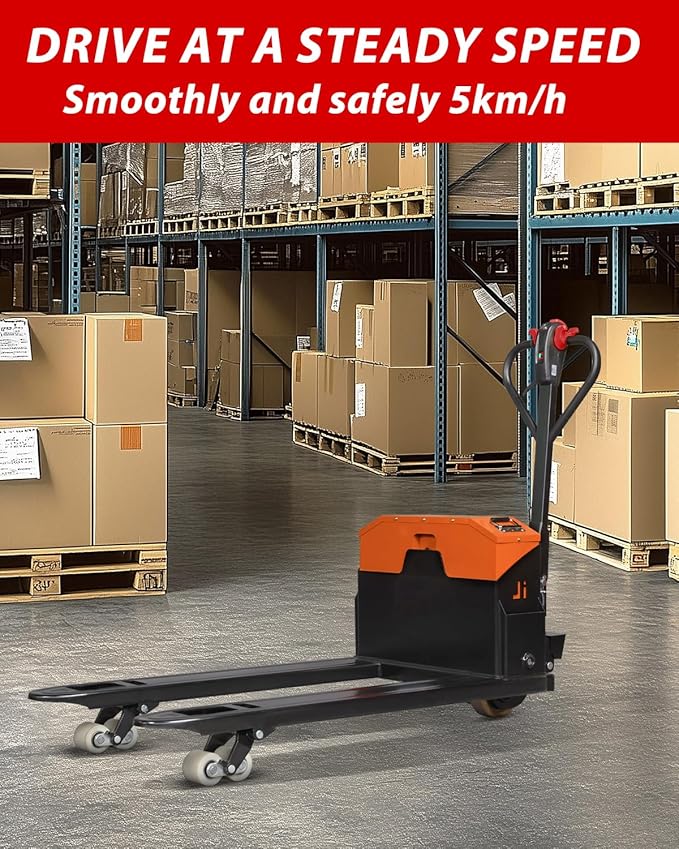 Electric Pallet Jack Truck 4400lbs Capacity - 48V 1000W 20Ah Powered Pallet - Image 8