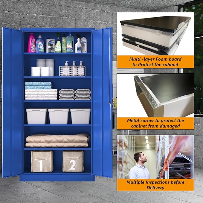 STANI Metal Garage Storage Cabinet - Image 5