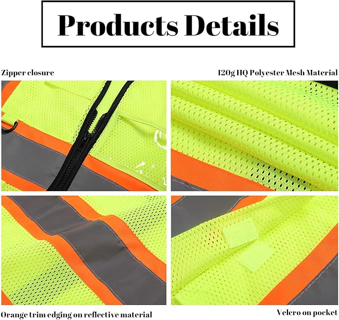 Safety Vest Reflective High Visibility - Image 3