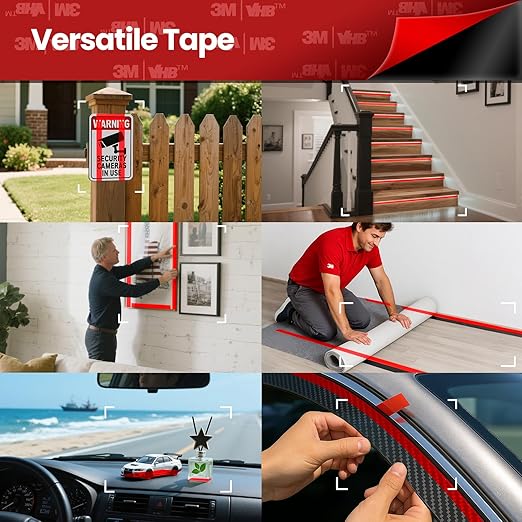 2 Pack Double Sided Heavy Duty Tape, Made of 3M VHB Tape, 16.5 FT × 0.39 IN - Image 7