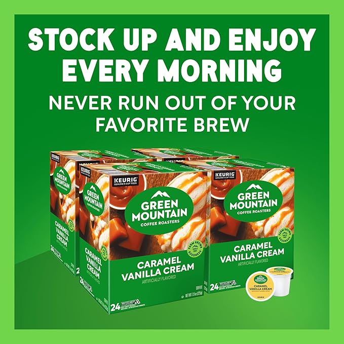Green Mountain Coffee Roasters Caramel Vanilla Cream Coffee, Keurig - Image 14