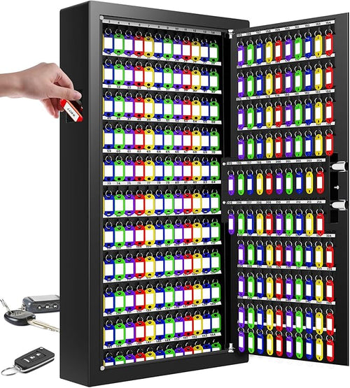 254 Keys Digital Key Lock Box Wall Mount by Oepmoc