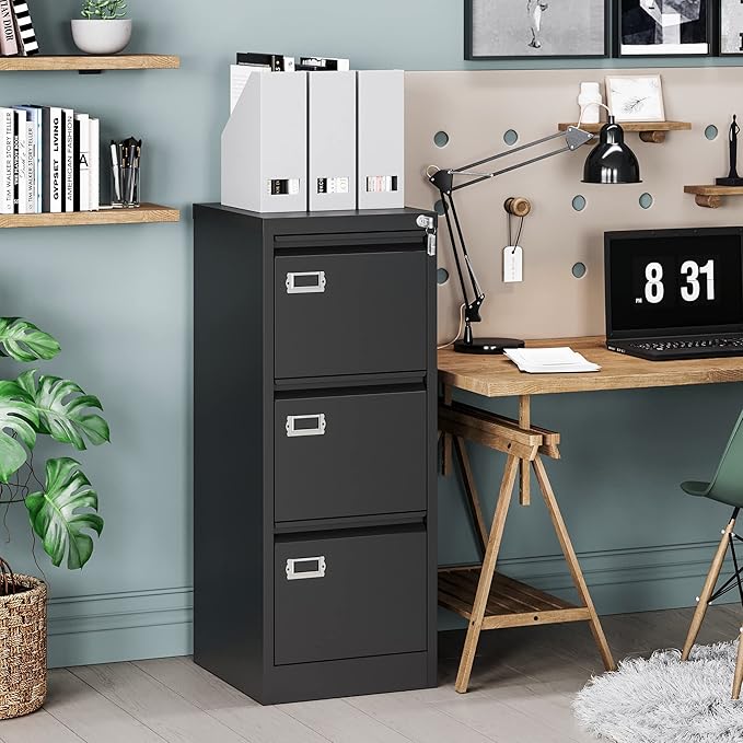 Letaya 3 Drawer File Cabinet - Image 6