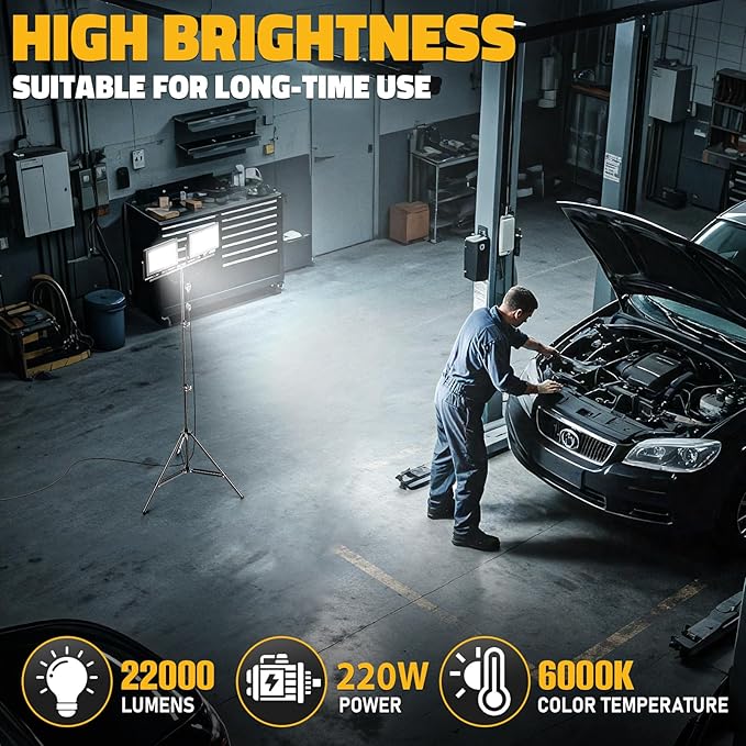 LIVOWALNY 22000 lm LED Work Light - Image 4