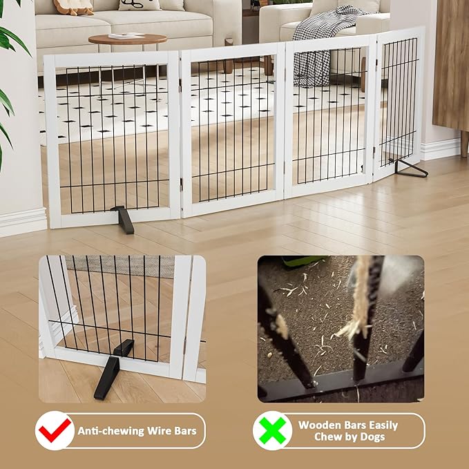 Dog Gate Indoor, Metal Dog Gates - Image 3