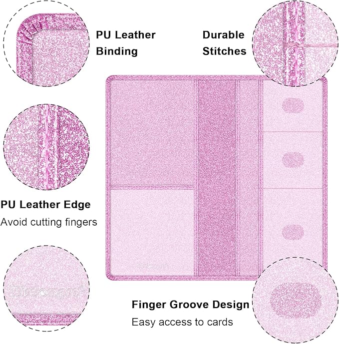 Wisdompro Car Document Holder Organiser, PU Leather Vehicle Insurance and - Image 3