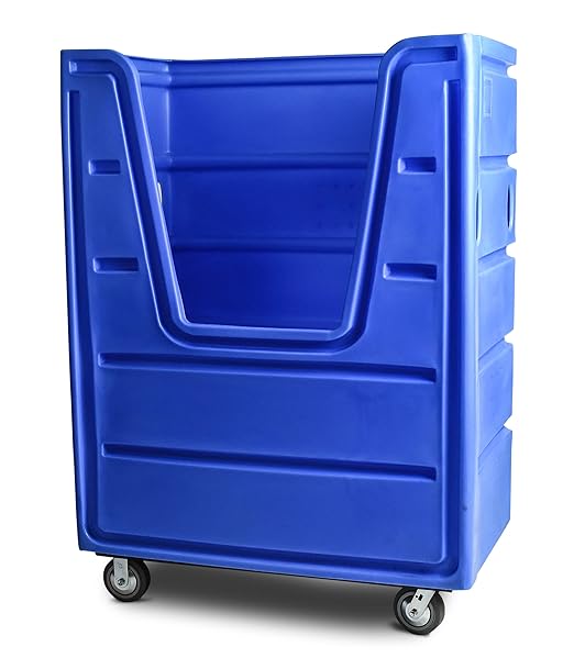 Meese 72P Bulk-Trux Commercial Laundry Linen Truck Cart | Polyethylene | 38 by Unknown