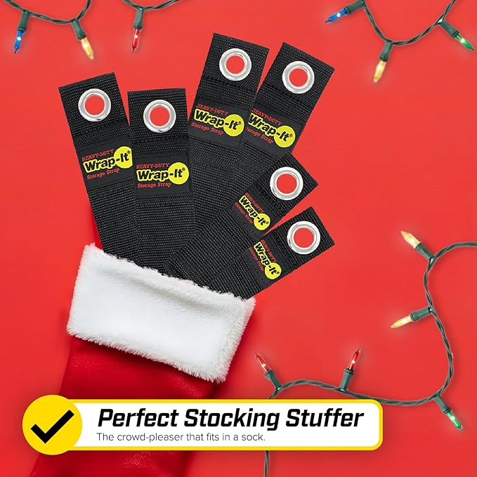 Heavy-Duty Wrap-It Storage Straps - Image 2
