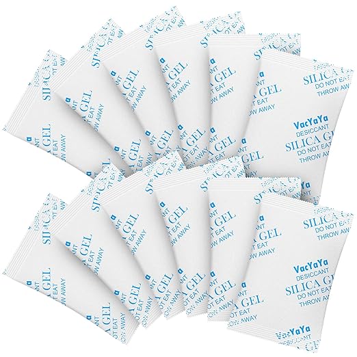 VacYaYa 2 Gram Food Grade Moisture Absorbers Silica Gel Packs Desiccant by VacYaYaDirect