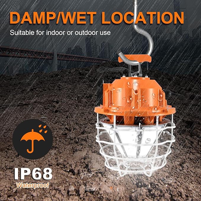 NS LED Temporary Work Light 250W Construction Lights 37500 Lumens, Linkable - Image 4