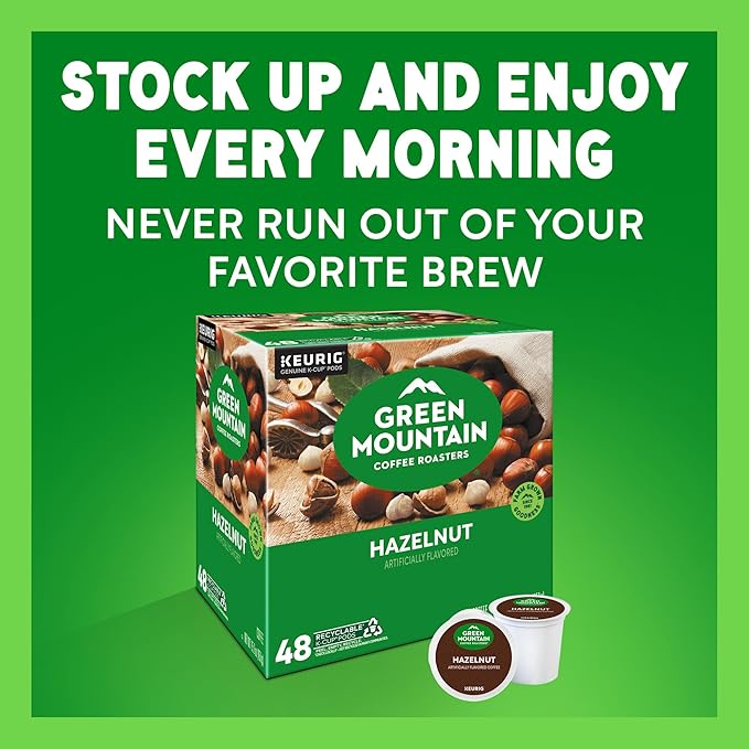 Green Mountain Coffee Roasters Hazelnut Coffee, Keurig Single Serve K-Cup Pods - Image 14