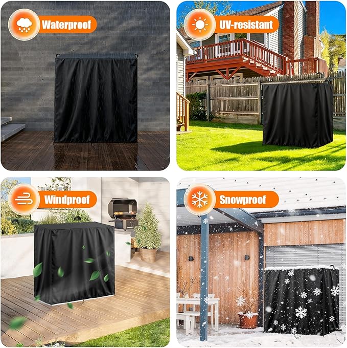 Kasla Storage Cabinet Cover, Outdoor Chest Storage Waterproof Cover, - Image 7