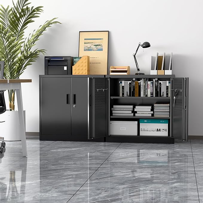 Metal Storage Cabinet, Garage Storage Cabinet - Image 2