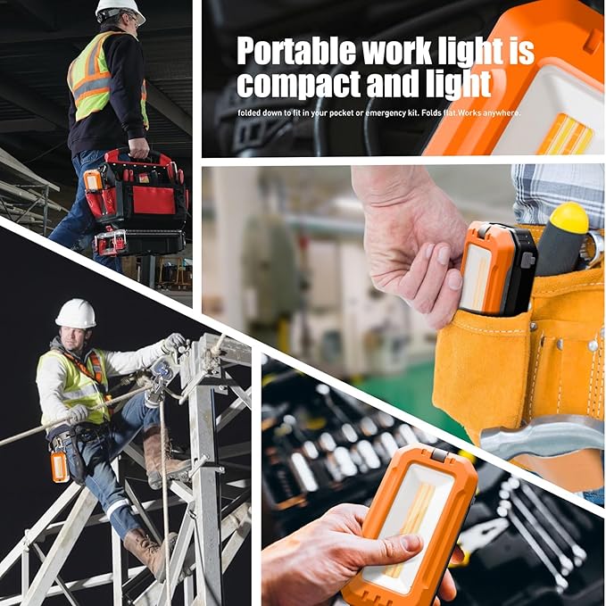 Rechargeable Work Light, 7000mAh LED Work Light - Image 7