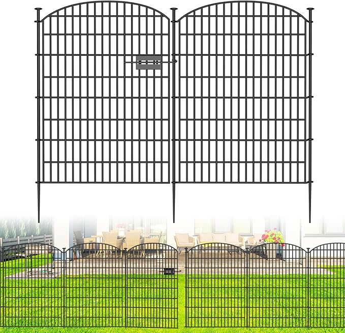 No Dig Decorative Garden Fence 5 Panels - Image 8