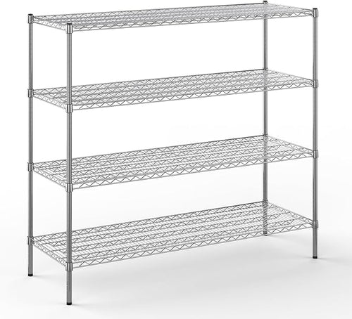 21" Deep x 60" Wide x 54" Height Wire Shelving Kit | 4-Tier | NSF Commercial by Regal+Altair