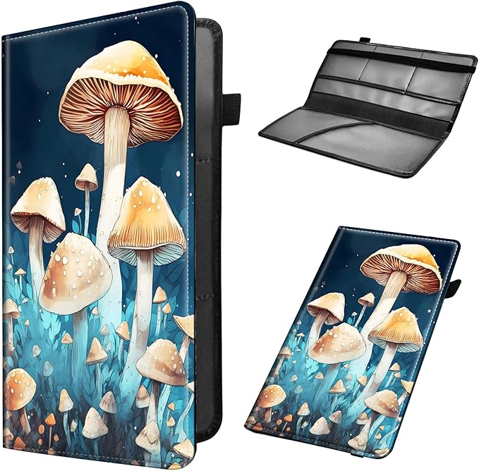 Car Registration and Insurance Holder, Leather Car Glove Box Organizer by Unknown