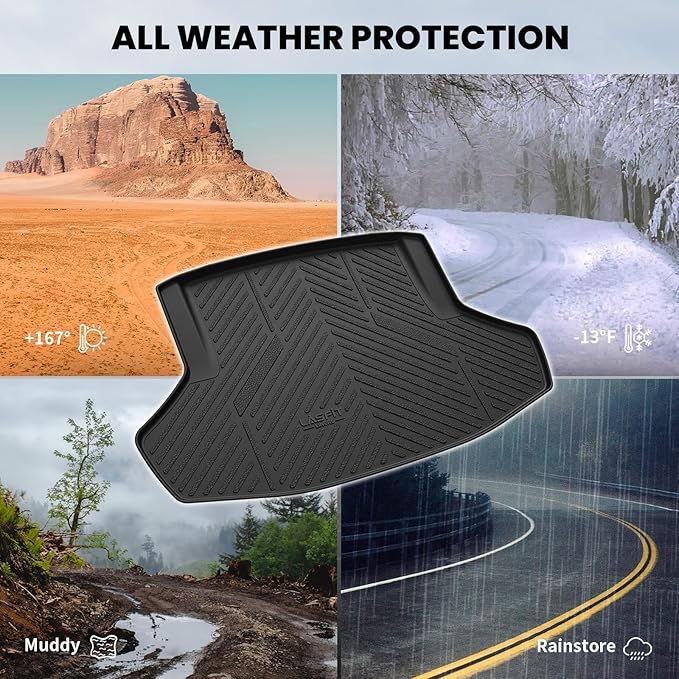 LASFIT Trunk Mat for Honda Civic Sedan 2022-2026 & Civic Sedan Hybrid 2025-2026 - Image 8