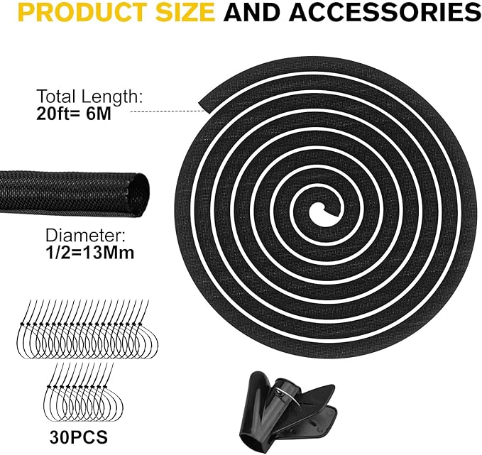 Cord Protectors from Pets No Chew, Ultra Durable Wire Protector Cord Covers - Image 7