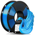 GEEETECH 3D Printer Silk PLA Filament 1.75mm Sky Blue, Shiny 3D Filament 1kg 1 by GEEETECH