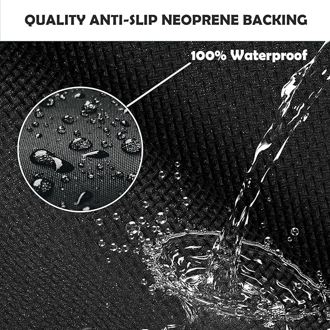 450 GSM Extra Thick Waterproof Black Carpet Runner - Image 6