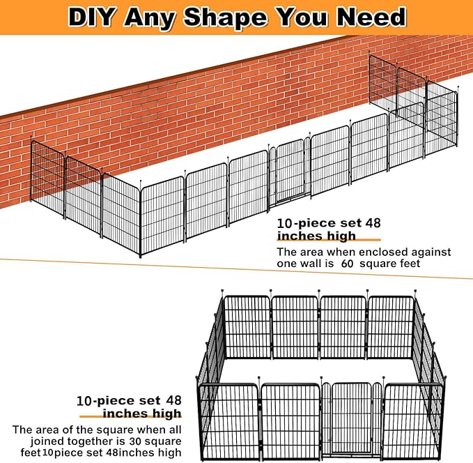 48 in Decorative Garden Fence - Image 7